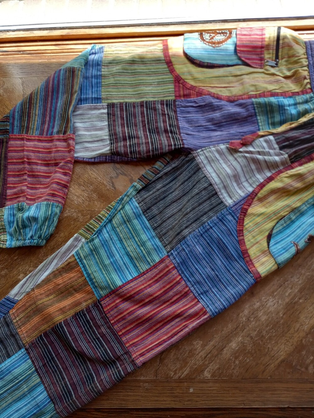 Patchwork Hippie Joggers!!! Bohemian, Festival - Picture 9 of 9